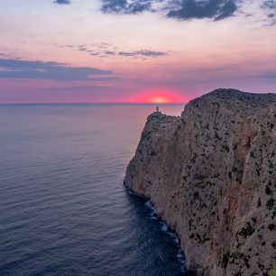 Východ slunce nad Cap de Formentor, Mallorca