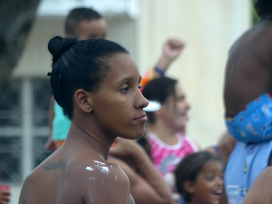 Bloco v Pontal de Barra a Maceió na severovýchodě Brazílie