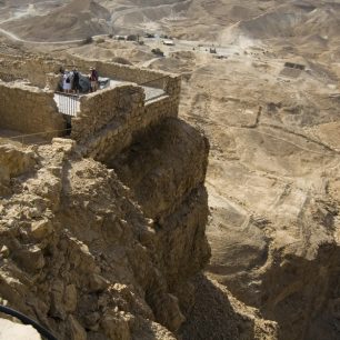 Pevnost Masada v Judské poušti