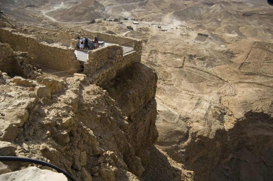 Pevnost Masada v Judské poušti