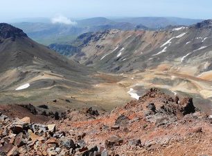 Sopečná krajina, Aragats, Arménie