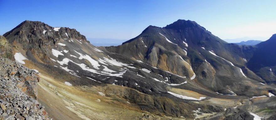 Sopečný kráter, Aragats, Arménie