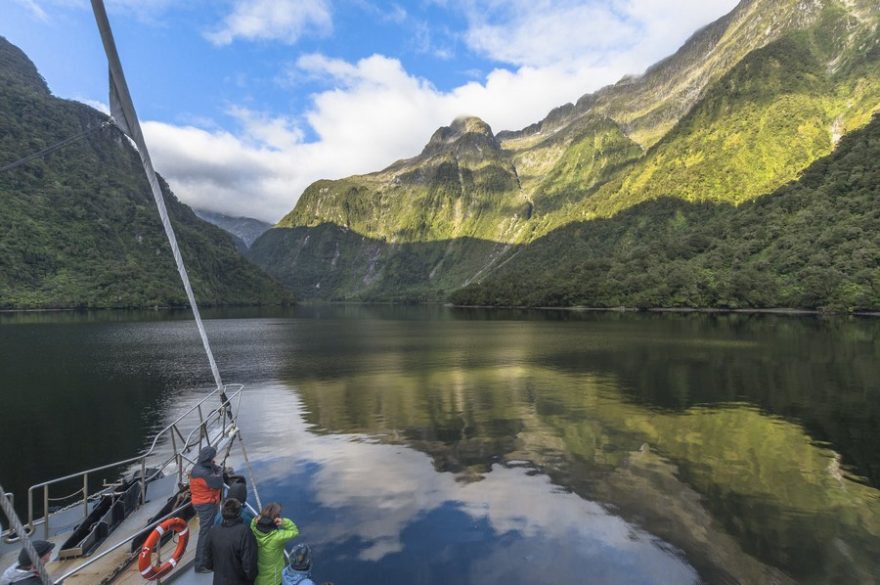 Známý fjord Doubtful Sound