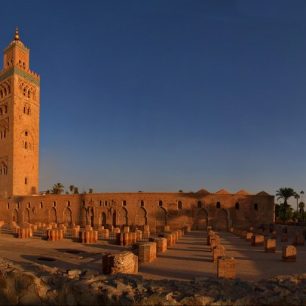 Minaret mešity Kutubíja v Marrakéši