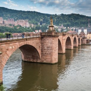 Historický most a hrad v Heidelbergu / F: Tomas Hajek