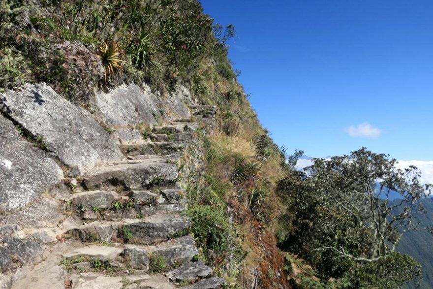 Schody na Machu Picchu, Peru