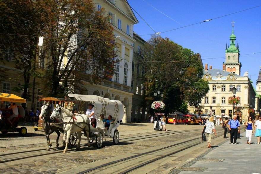 Centrum města Lvov